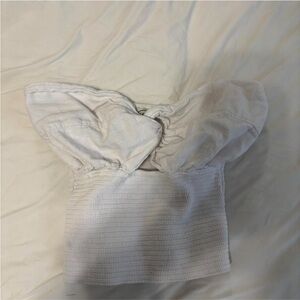 Elegant White Crop Top